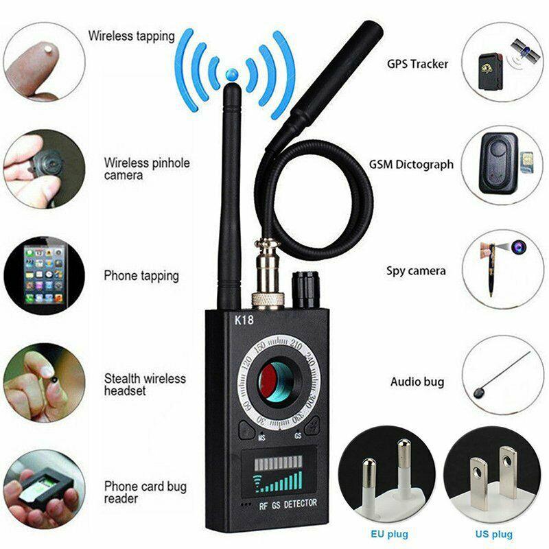 Detector anti-monitoring anti-tracking wireless signal detection dormant strong magnetic locator